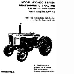 case ih 430 parts diagram